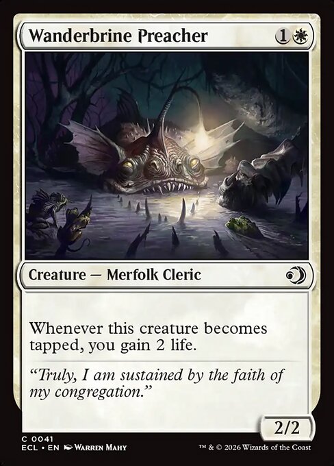 Wanderbrine Preacher - Magic: The Gathering ECL #41