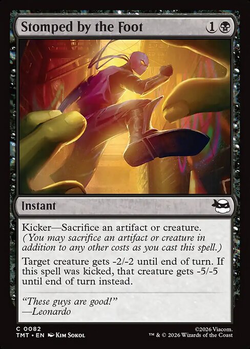 Stomped by the Foot - Magic: The Gathering TMT #82