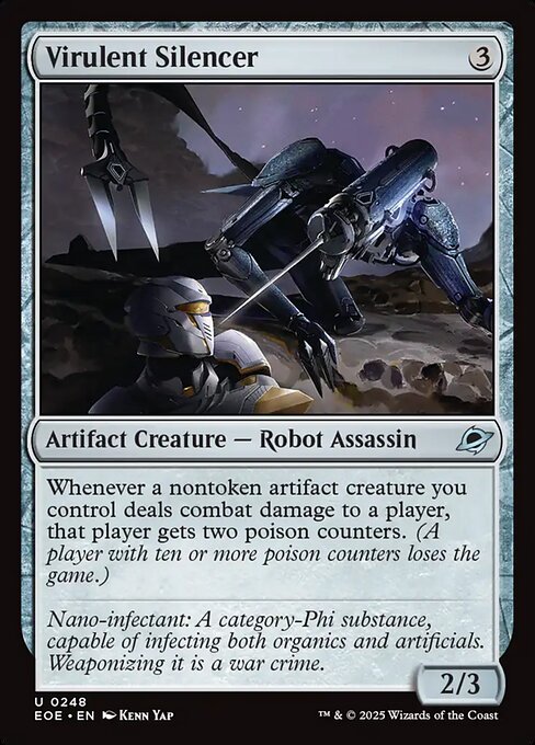 Virulent Silencer - Magic: The Gathering EOE #248
