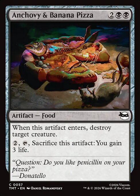 Anchovy & Banana Pizza - Magic: The Gathering TMT #57