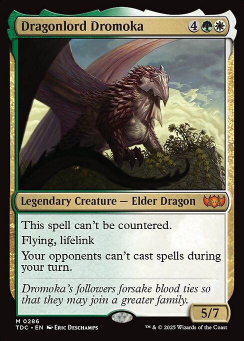 Dragonlord Dromoka Tarkir: Dragonstorm Commander tdc
