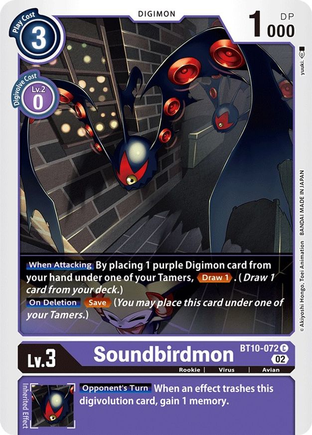 Soundbirdmon - BT10-072