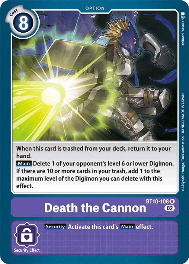 Death the Cannon - BT10-108