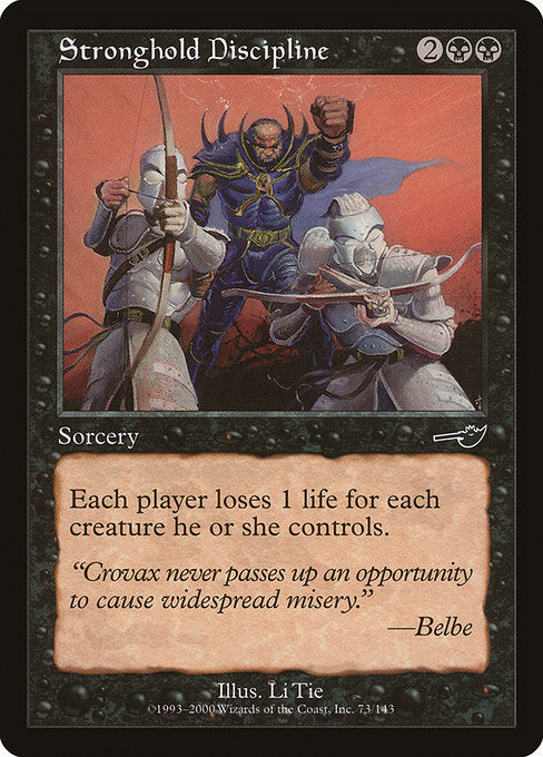 Stronghold Discipline Nemesis NEM
