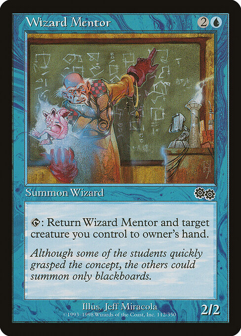 Wizard Mentor - Magic: The Gathering USG #112