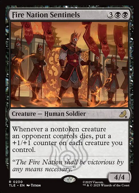 Fire Nation Sentinels - Magic: The Gathering TLE #230
