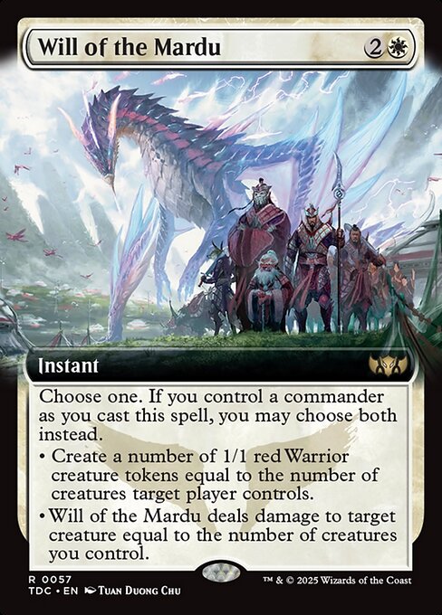 Will of the Mardu Tarkir: Dragonstorm Commander tdc