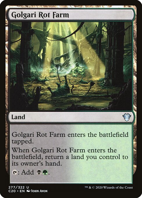 Golgari Rot Farm - Magic: The Gathering C20 #277