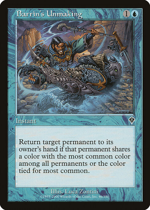 Barrin's Unmaking - Magic: The Gathering INV #46