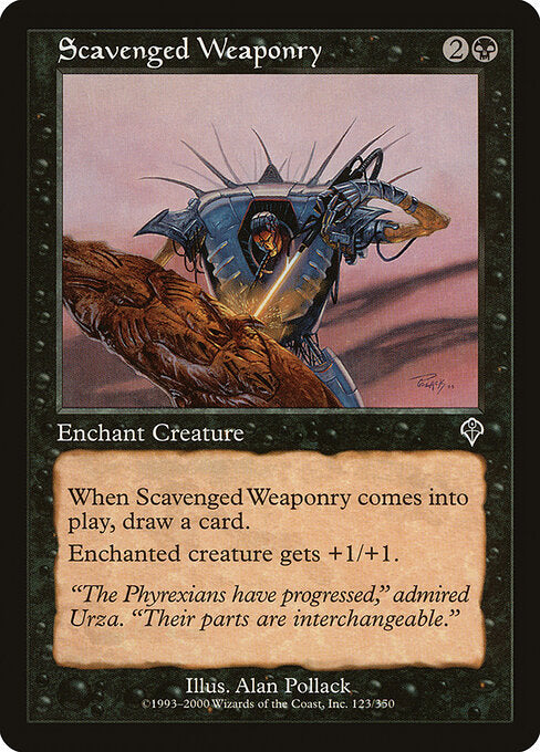 Scavenged Weaponry - Magic: The Gathering INV #123