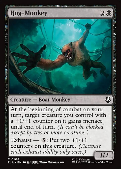 Hog-Monkey - Magic: The Gathering TLA #104