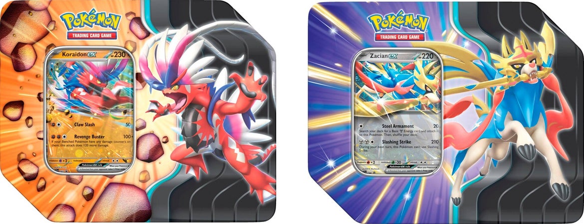 Pokémon TCG: Slashing Legends Tin