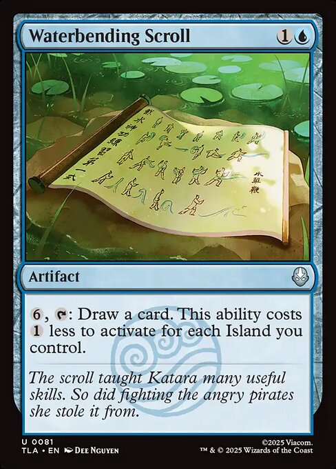Waterbending Scroll - Magic: The Gathering TLA #81