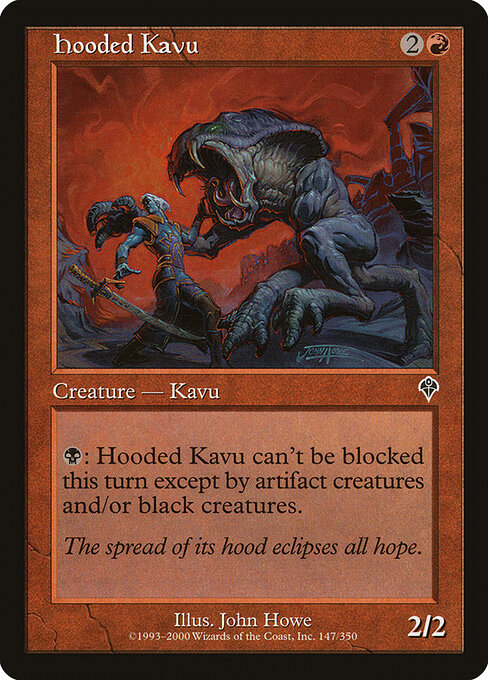 Hooded Kavu - Magic: The Gathering INV #147