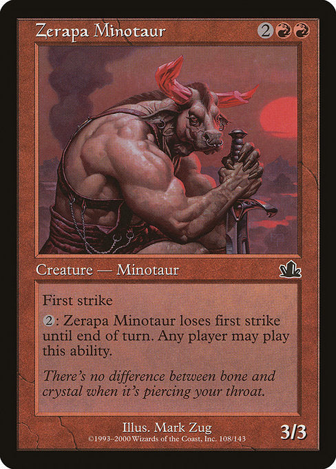 Zerapa Minotaur Prophecy PCY