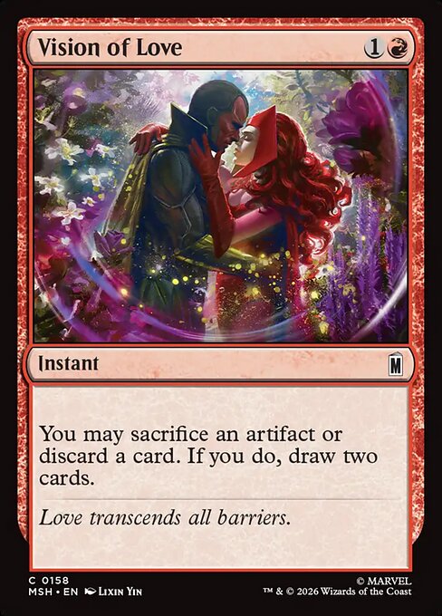 Vision of Love - Magic: The Gathering MSH #158