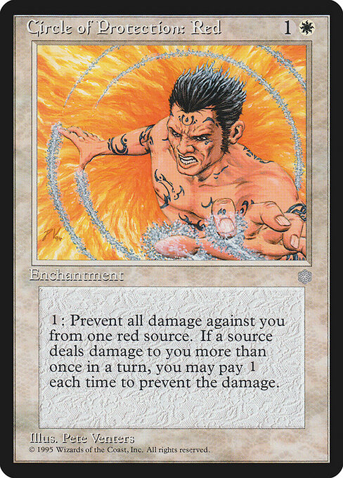 Circle of Protection: Red - Magic: The Gathering ICE #15