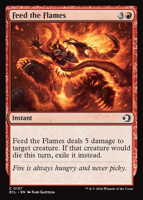 Feed the Flames - Magic: The Gathering ECL #137
