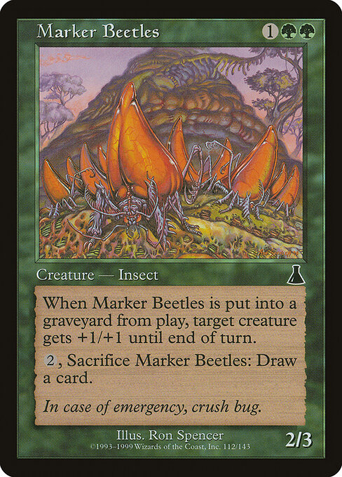 Marker Beetles - Magic: The Gathering UDS #112