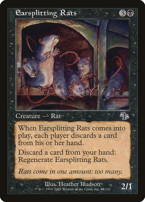 Earsplitting Rats - Magic: The Gathering JUD #65