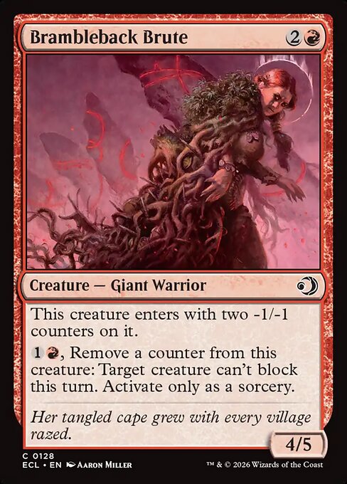 Brambleback Brute - Magic: The Gathering ECL #128