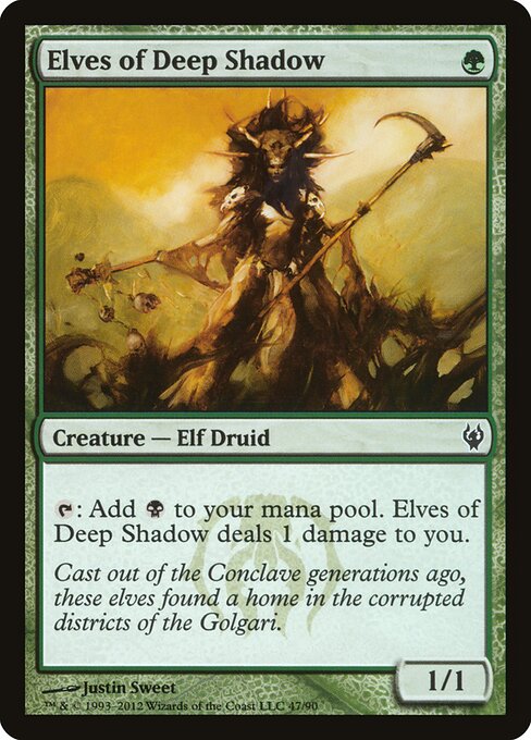 Elves of Deep Shadow - Magic: The Gathering DDJ #47