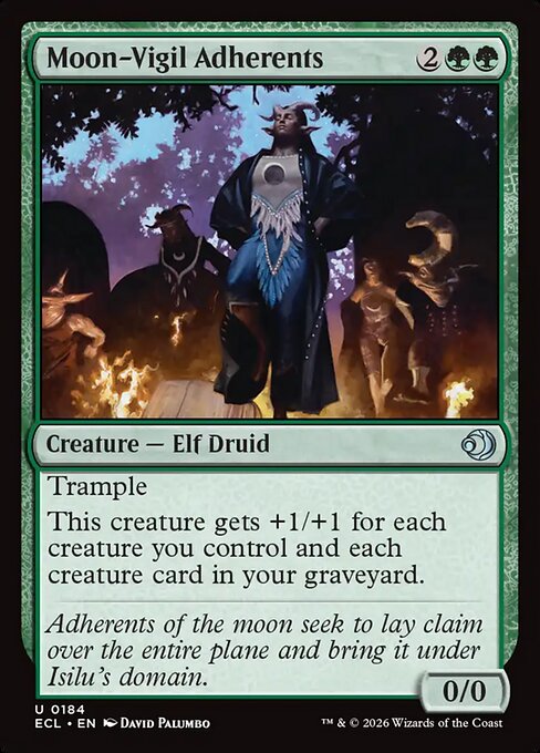 Moon-Vigil Adherents - Magic: The Gathering ECL #184