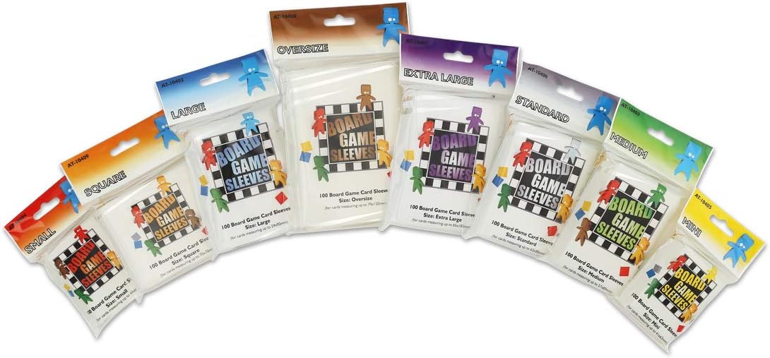 Arcane Tinmen Board Game Sleeves - Clear Mini Size (41x63mm), Protects Small Game Cards