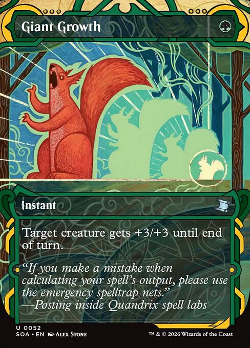 Giant Growth - Magic: The Gathering SOA #52