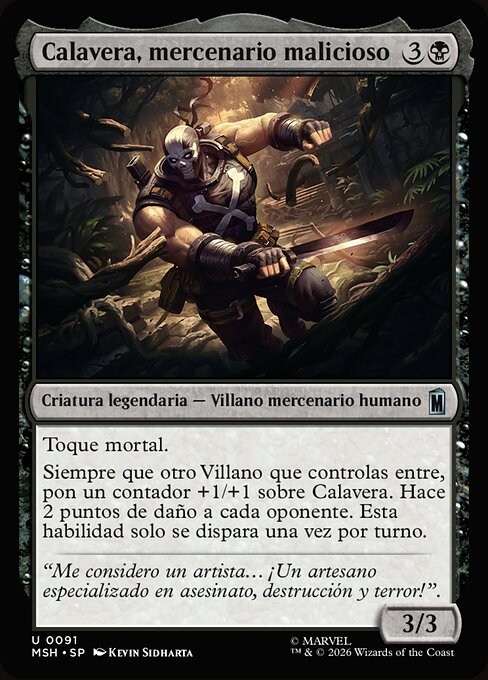 Crossbones, Malicious Mercenary · MSH #91 · ES