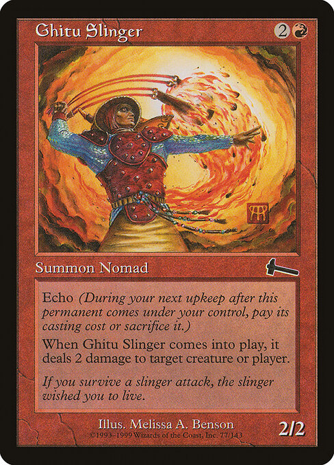 Ghitu Slinger - Magic: The Gathering ULG #77