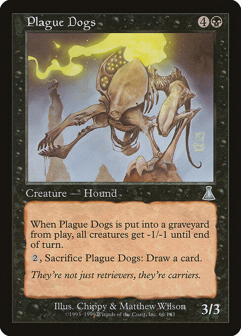Plague Dogs - Magic: The Gathering UDS #66