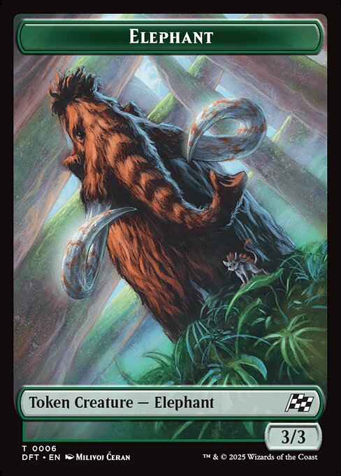 Elephant - Magic: The Gathering TDFT #6