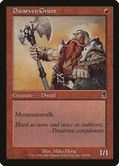 Dwarven Grunt Odyssey ODY