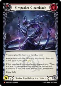 Sinspeaker Gloomblade - Flesh and Blood USURP-THE-SHADOW-THRONE #IAR112