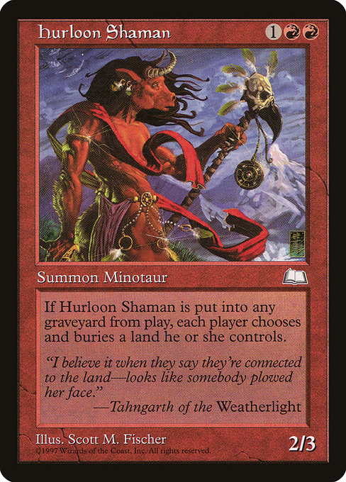 Hurloon Shaman Weatherlight WTH