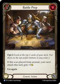 Battle Prep (Yellow) - Flesh and Blood USURP-THE-SHADOW-THRONE #IAR234
