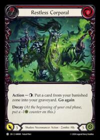 Restless Corporal - Flesh and Blood USURP-THE-SHADOW-THRONE #IAR085