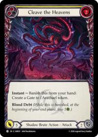 Cleave the Heavens (Yellow) - Flesh and Blood USURP-THE-SHADOW-THRONE #IAR021