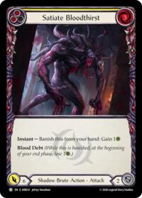 Satiate Bloodthirst (Yellow) - Flesh and Blood USURP-THE-SHADOW-THRONE #IAR033