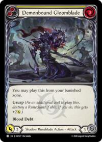 Demonbound Gloomblade (Yellow) - Flesh and Blood USURP-THE-SHADOW-THRONE #IAR127