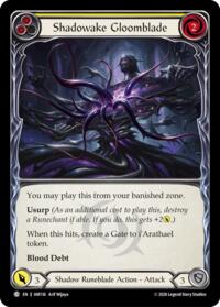 Shadowake Gloomblade (Yellow) - Flesh and Blood USURP-THE-SHADOW-THRONE #IAR136