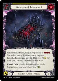 Permanent Interment (Yellow) - Flesh and Blood USURP-THE-SHADOW-THRONE #IAR192
