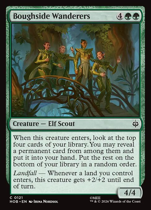 Boughside Wanderers - Magic: The Gathering HOB #121