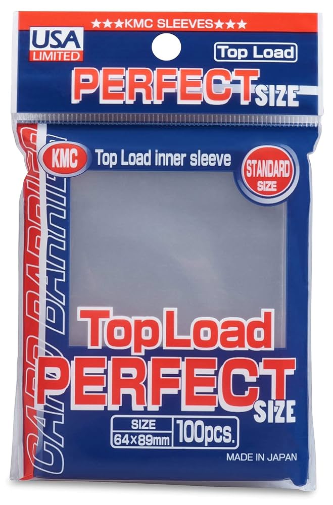KMC - Card Sleeves: Perfect Size- Perfect Clear (100 ct)