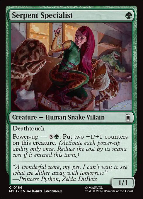 Serpent Specialist - Magic: The Gathering MSH #186