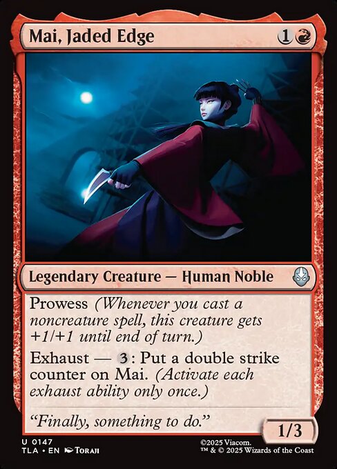 Mai, Jaded Edge - Magic: The Gathering TLA #147