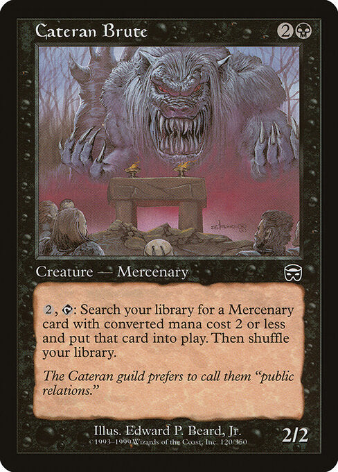 Cateran Brute - Magic: The Gathering MMQ #120
