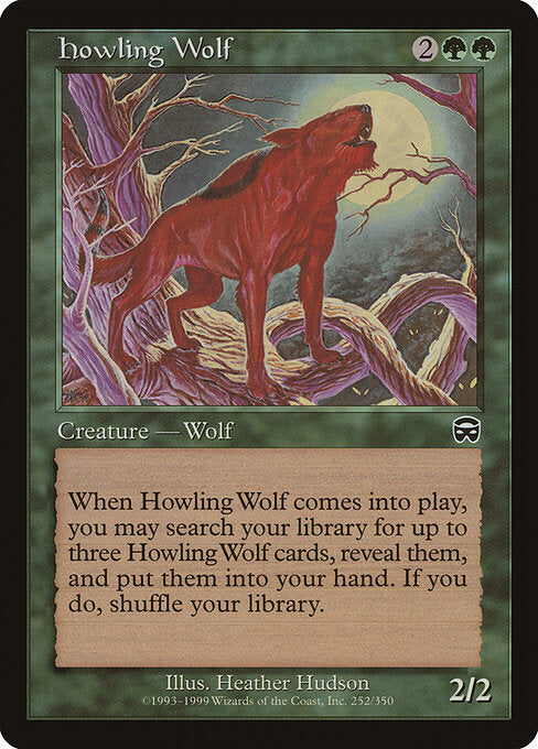 Howling Wolf - Magic: The Gathering MMQ #252