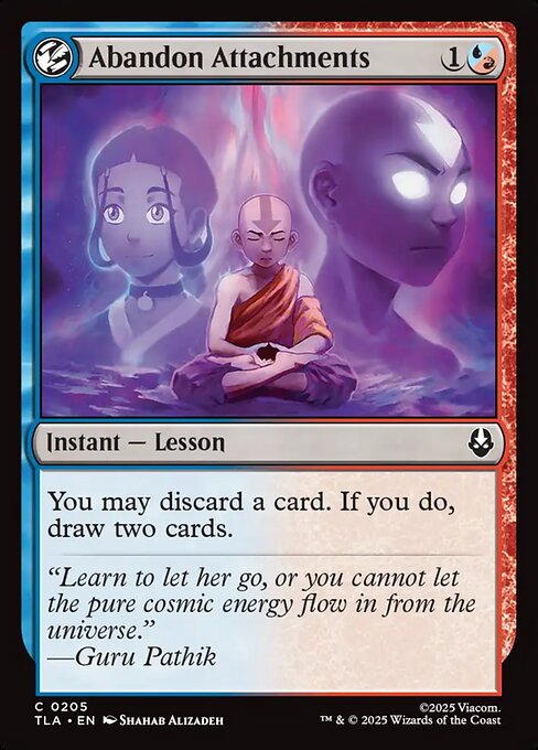 Abandon Attachments - Magic: The Gathering TLA #205